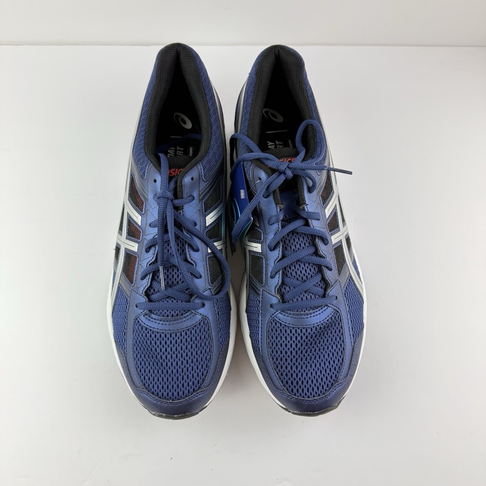 ASICS Gel-Contend 4 Men's Running Shoes Size 13 Blue Silver Red T715N Athletic - Picture 7 of 10